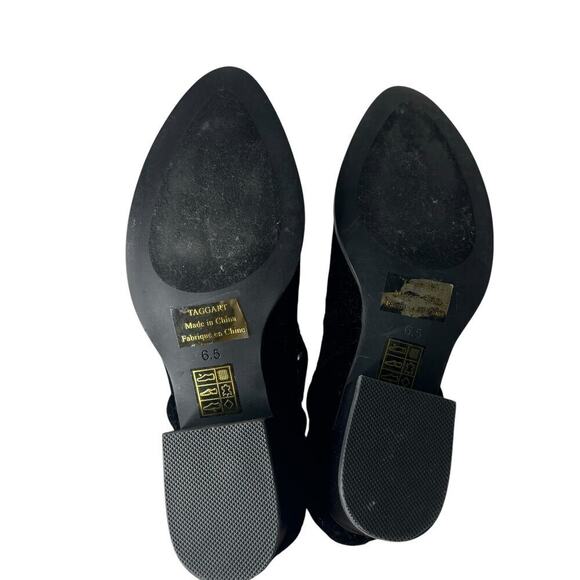 Jeffrey Campbell Taggart Velvet Booties Black Size 6.5 - Picture 6 of 6